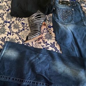 Vintage Low Rise Dark Wash Bootcut Miss Me Jeans